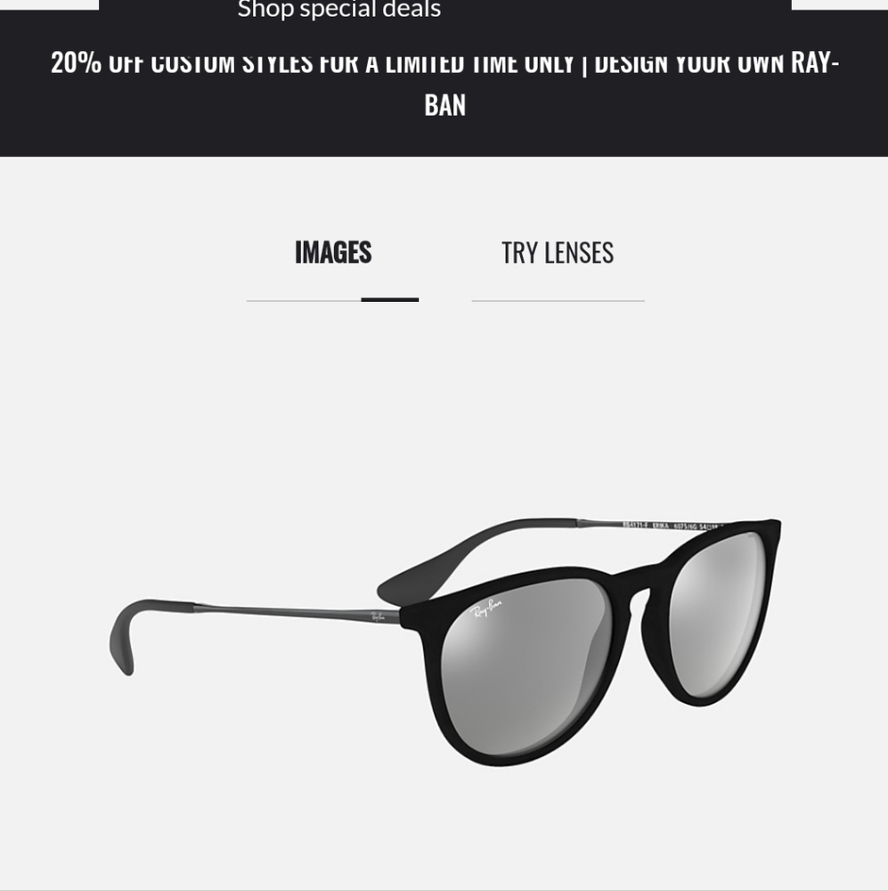 Ray ban Erika velvet sunglasses